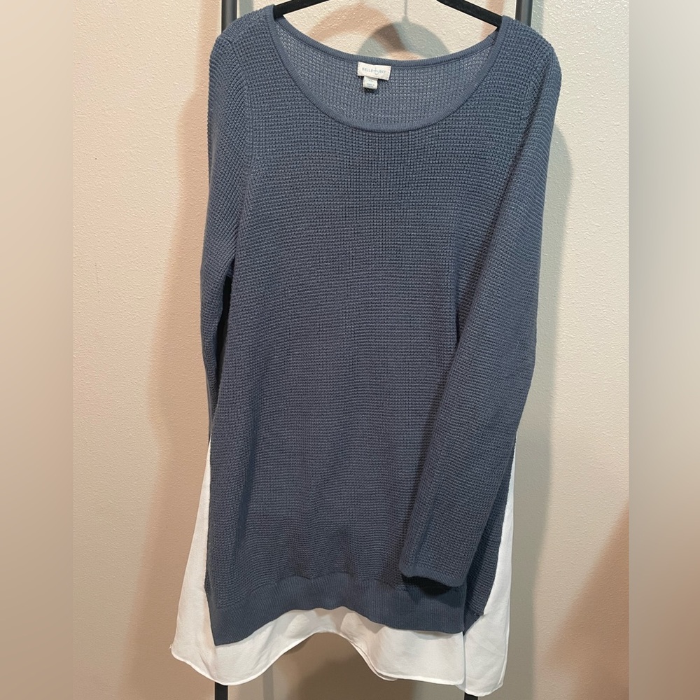 Belle & Sky Layered Sweater Top